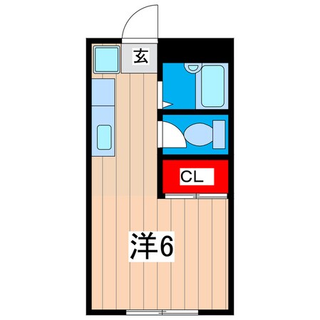 会瀬コーポの物件間取画像